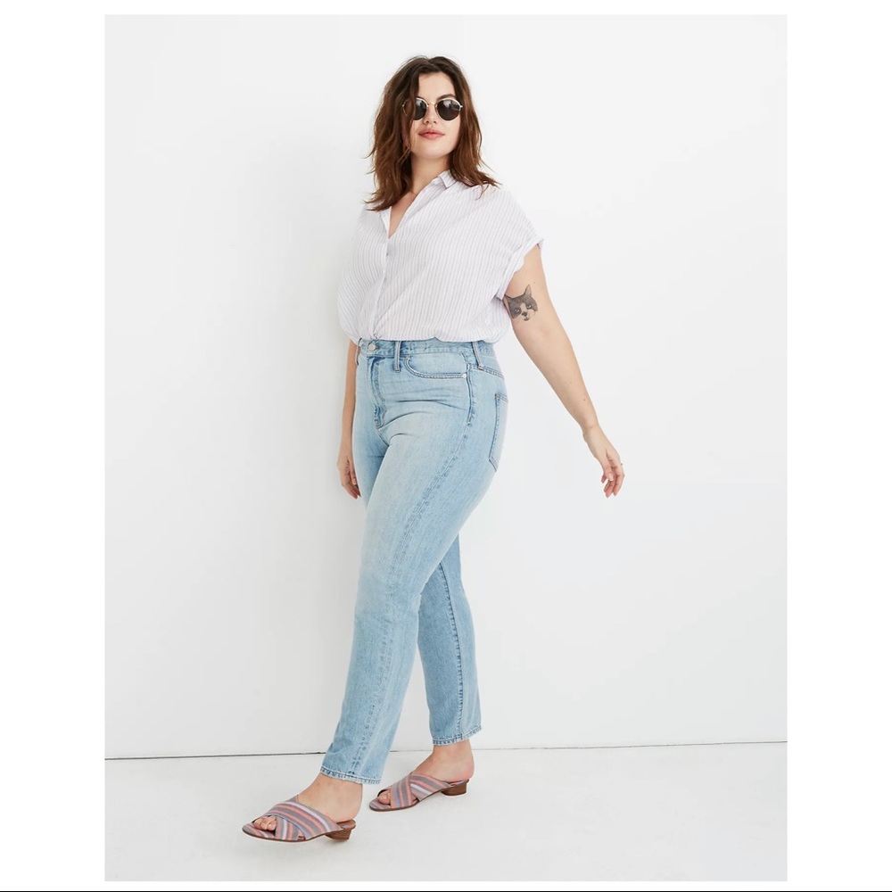 NWT Madewell Curvy Perfect Vintage Jean in Fitzgerald Wash 31